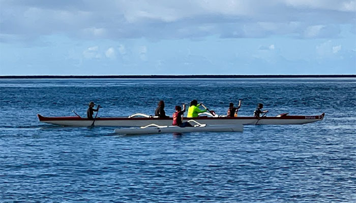 Native Hawaiian and Pacific Island students develop ‘Ike Moana (Knowledge of the Deep Ocean), through new Hawaiian language and culture-based education resource packages and teacher mentorship that bring Native Hawaiian worldviews into the classroom to support development of the future STEAM workforce. Image courtesy of Hōkūokahalelani Pihana.