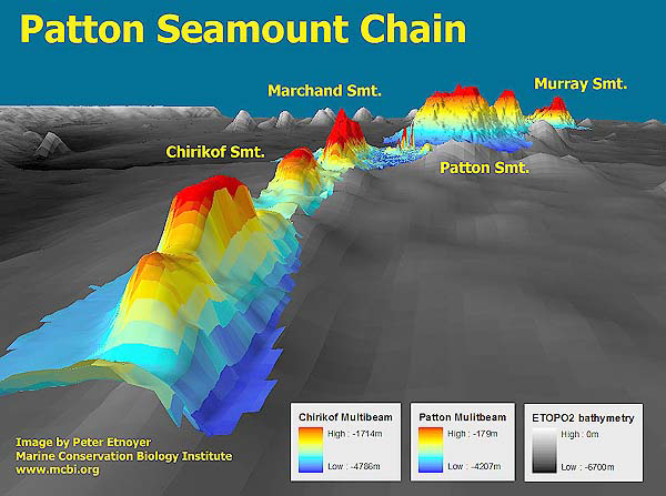 High resolution Seabeam bathymetry