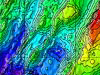 Bathymetric map of Explorer Ridge