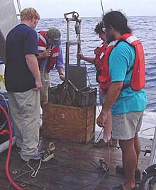 box core sampling device