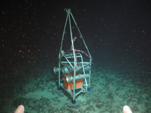 Eye-in-the-Sea in position at around 1,800 feet in the Gulf of Mexico.